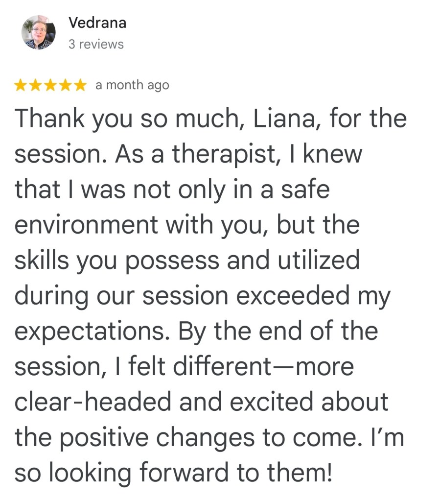 Liana, EMDR, Certified Hypnotherapist in Vancouver