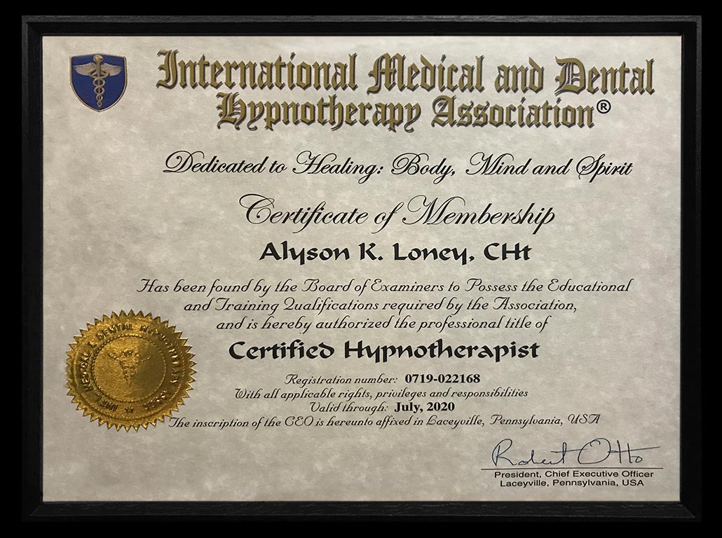 Alyson Loney, NLP, Certified Hypnotherapist in Vancouver