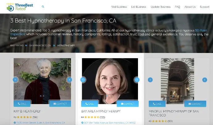 Bay Area Hypnotherapy, Hypnotist in San Francisco